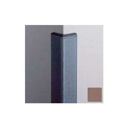 Pawling Surface Mounted Corner Guard 90Deg, 2'' Wings, 12'H W/ Caps, Caf Au Lait CG-20-12-694